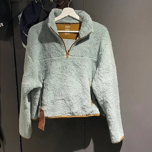 GIRLFRIEND COLLECTIVE | NWT Ice Recycled Half-Zip Fleece - Picture 4 of 7